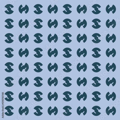 Abstract Illusion Pattern Modern Shapes Background