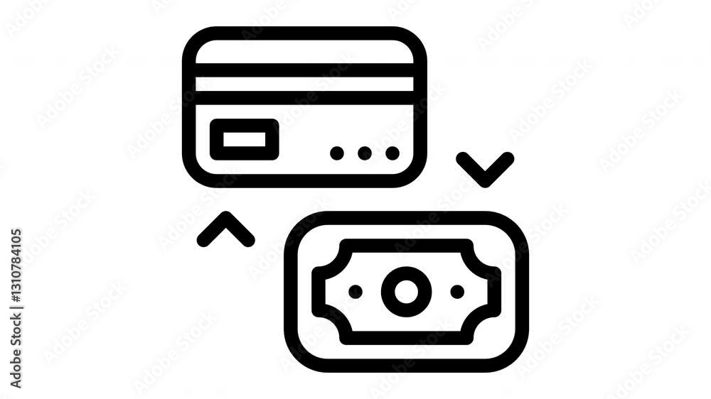 credit card animated icon credit card animated icon