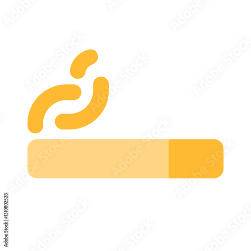 smoking area flat icon style