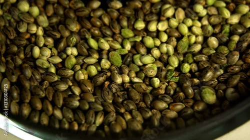 A Seed Counter Machine Counting Cannabis Seeds, Overhead
