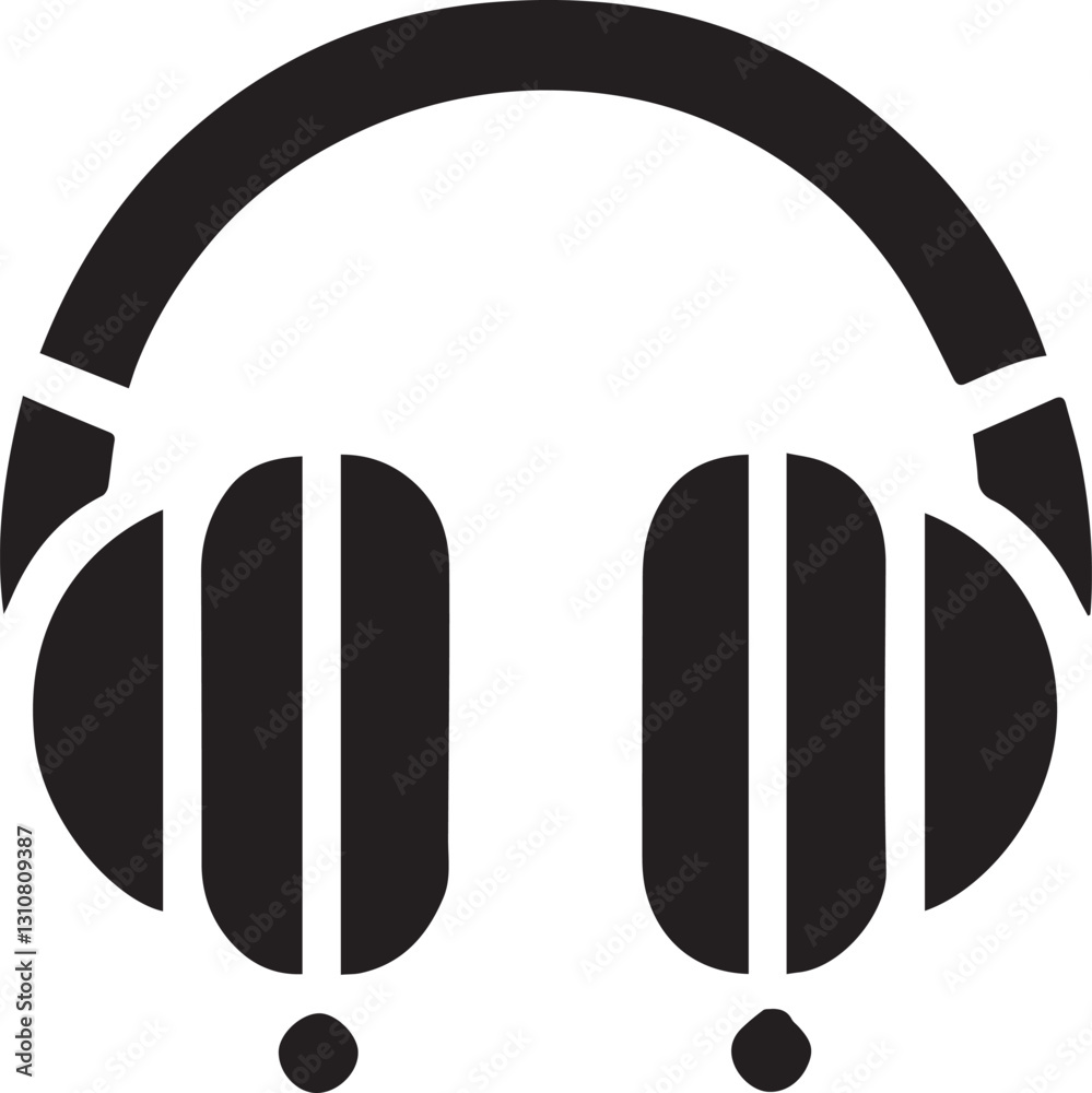 black headphones icon vector illustration, headphones silhouette vector, headphones silhouette vector black and white black headphones icon vector illustration, headphones silhouette vector, headphones silhouette vector black and white