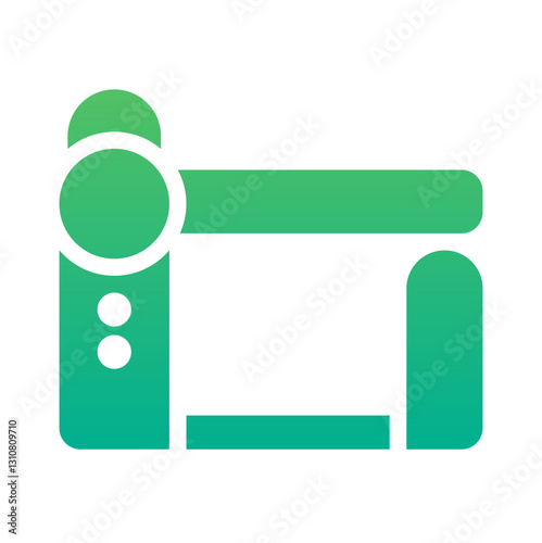 access road gradient icon style