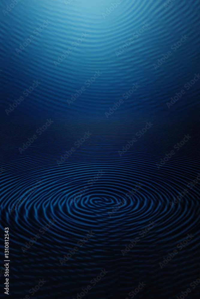 Calm blue water surface with ripples and waves creating patterns Calm blue water surface with ripples and waves creating patterns