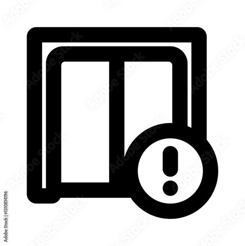 overload lift outline black icon style