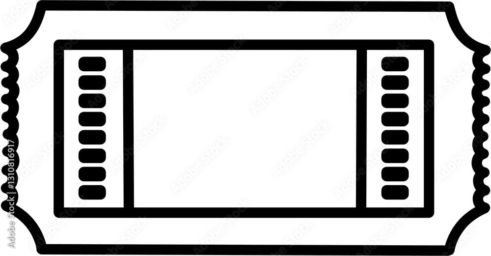 Obraz premium 티켓2 흑백