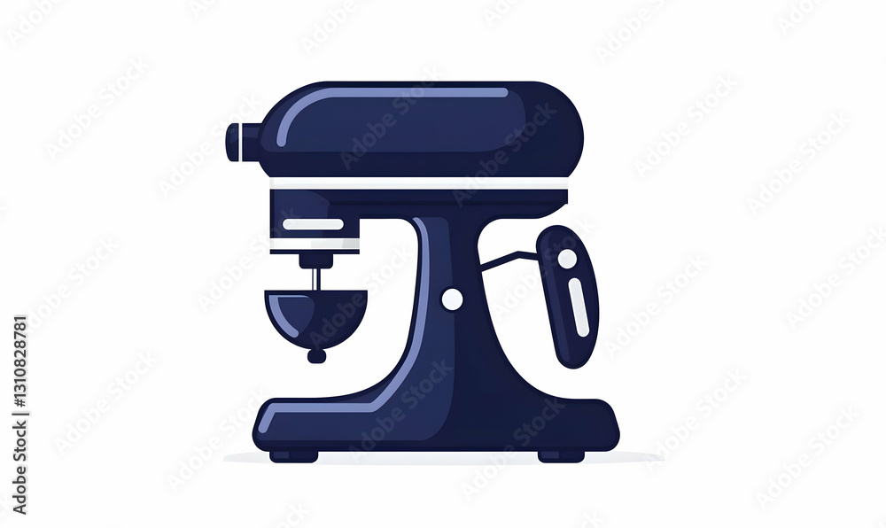 Stylish Dark Blue Stand Mixer for Modern Kitchen Appliances