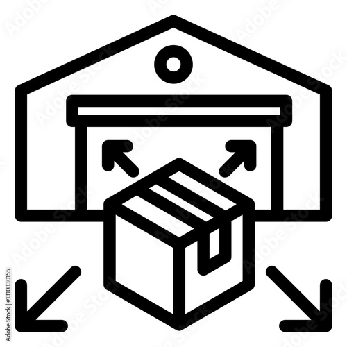 Distribution Center Icon