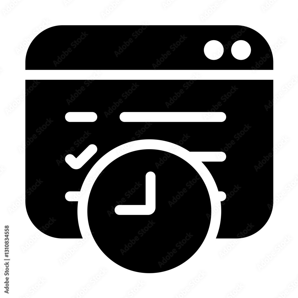 time exam glyph style time exam glyph style