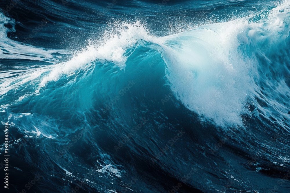 dynamic ocean waves in vibrant turquoise and deep azure, abstract fluid texture with painterly brushstrokes and white foam details, elegant flowing pattern for luxury fashion and interior design dynamic ocean waves in vibrant turquoise and deep azure, abstract fluid texture with painterly brushstrokes and white foam details, elegant flowing pattern for luxury fashion and interior design
