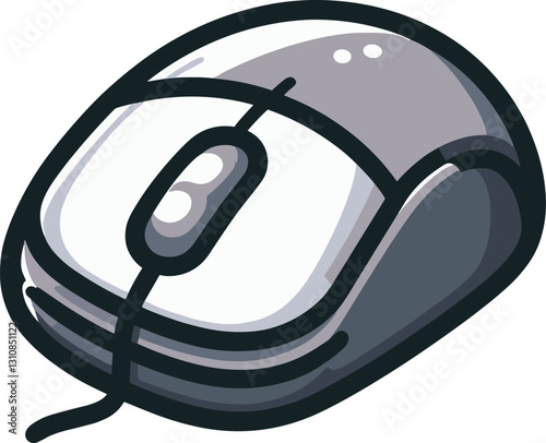 シンプルなマウスのイラスト