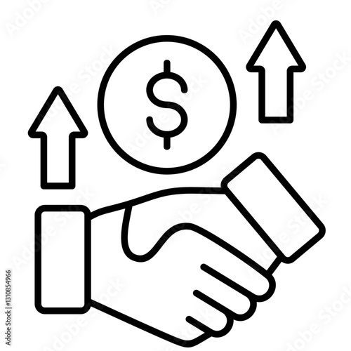 Acquisition Outline Icon