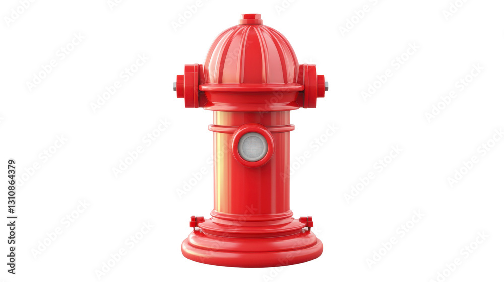 red fire hydrant isolated on white background red fire hydrant isolated on white background