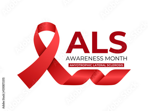 vector graphic of May is ALS Awareness Month, with the goal of raising awareness and driving research for the disease. Design for web banner, cards, prints, social media, poster, flyer and background 