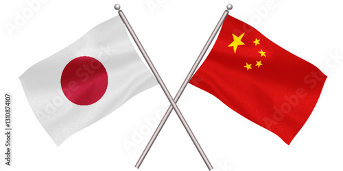日本　中国　国　旗　アイコン