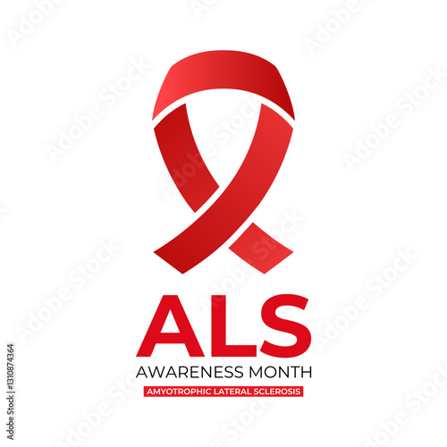 vector graphic of May is ALS Awareness Month, with the goal of raising awareness and driving research for the disease. Design for web banner, cards, prints, social media, poster, flyer and background 