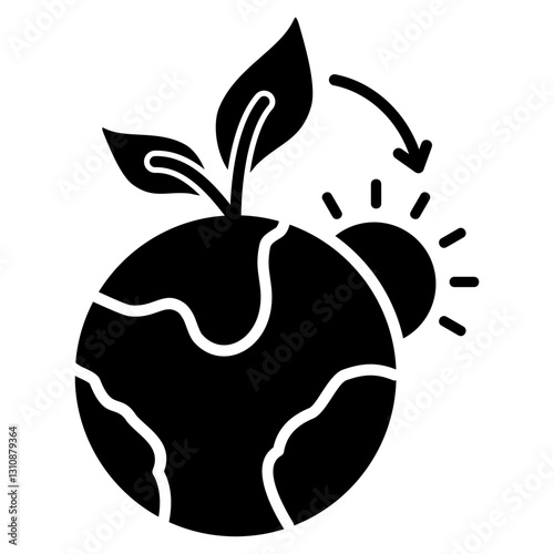 Energy Resource Glyph Icon