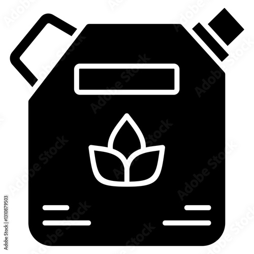 Biofuel Glyph Icon