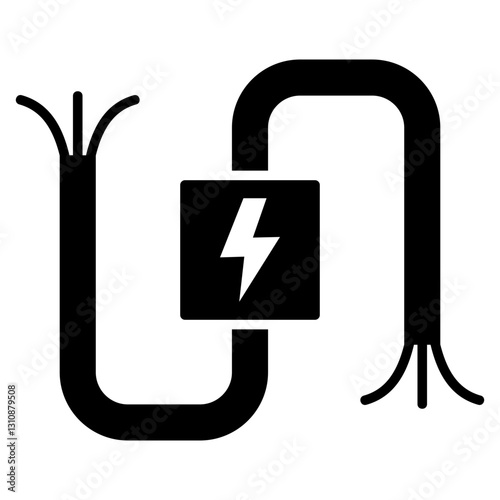 Wires Glyph Icon