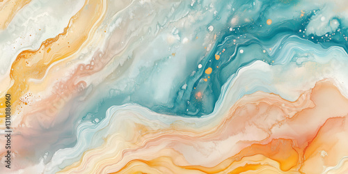 Wallpaper Mural Dreamy and Textured Abstract Watercolor Design for a Creative Aesthetic, abstract watercolor background Torontodigital.ca