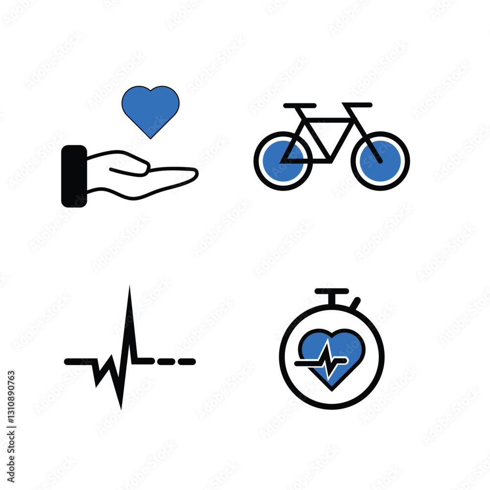 Healthcare - thin line vector icon set. Pixel perfect. Editable stroke. The set contains icons: Healthcare And Medicine, Doctor, Telemedicine, Medical Exam, Electrocardiography, First Aid, Ambulance Healthcare - thin line vector icon set. Pixel perfect. Editable stroke. The set contains icons: Healthcare And Medicine, Doctor, Telemedicine, Medical Exam, Electrocardiography, First Aid, Ambulance