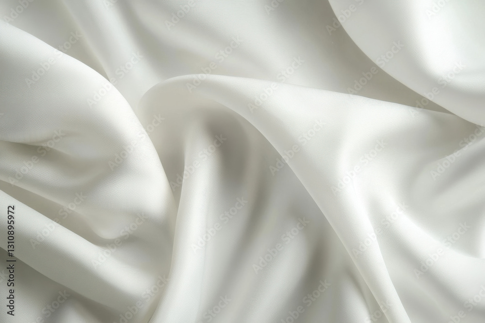 Obraz premium White Textile Banner