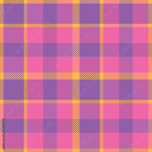 Modern Seamless Tartan in Iridescent Butterscotch tones Fabric Design