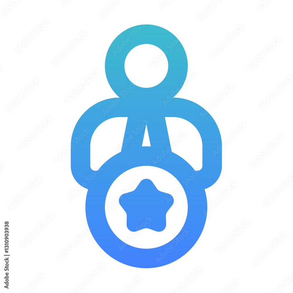 attitude outline gradient style attitude outline gradient style