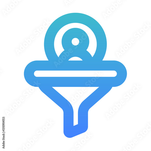 elimination outline gradient style