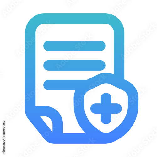 medical paper outline gradient style