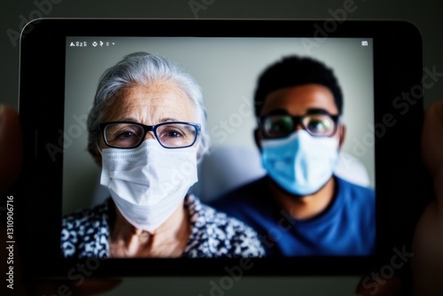 Inclusive Digital Health Multigenerational Telemedicine Consultation Showcasing Accessible Healthcare Technology and Human-Centered Wellness Solutions