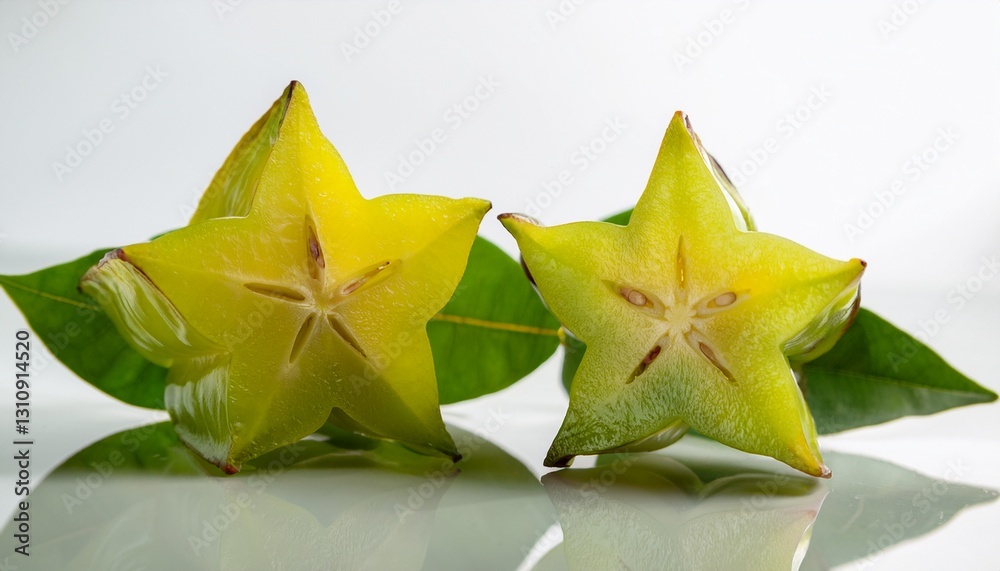 Naklejka premium Starfruit Slices