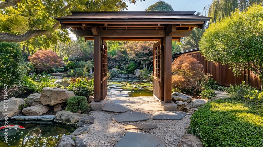 A Japanese Garden Pathway Surrounded by Tranquility
A Japanese Garden Pathway Surrounded by Tranquility