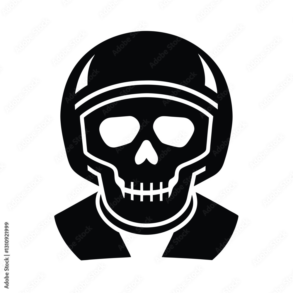 Skull Silhouette Vector Design. Skull Silhouette Vector Design.