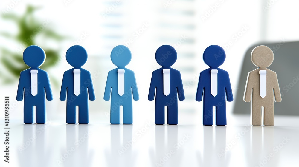 Diverse group of people standing together in a row, visual representation of teamwork, unity, and collaboration Diverse group of people standing together in a row, visual representation of teamwork, unity, and collaboration