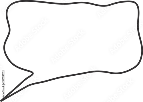 Speech bubble. Thought bubble. Call out shapes