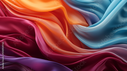 silk fabric background