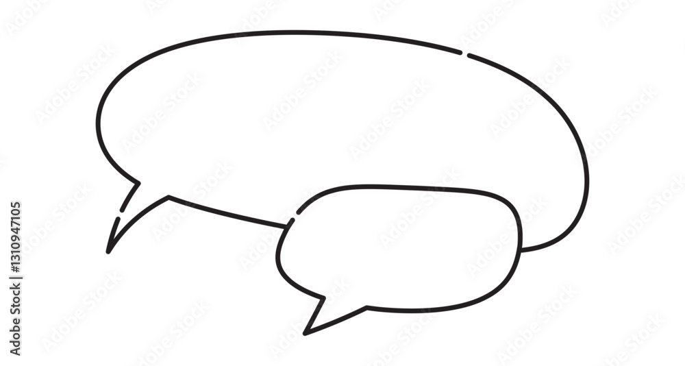 Fototapeta premium ふきだしnew単体