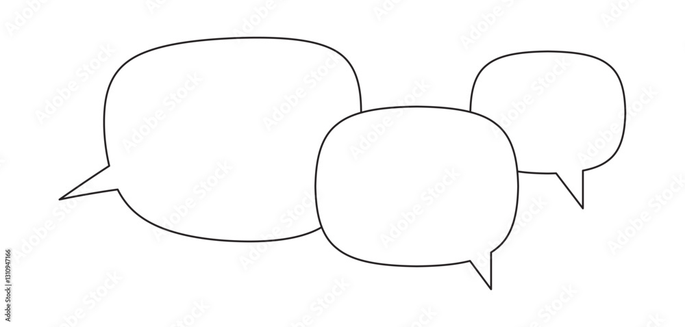 Fototapeta premium ふきだしnew単体