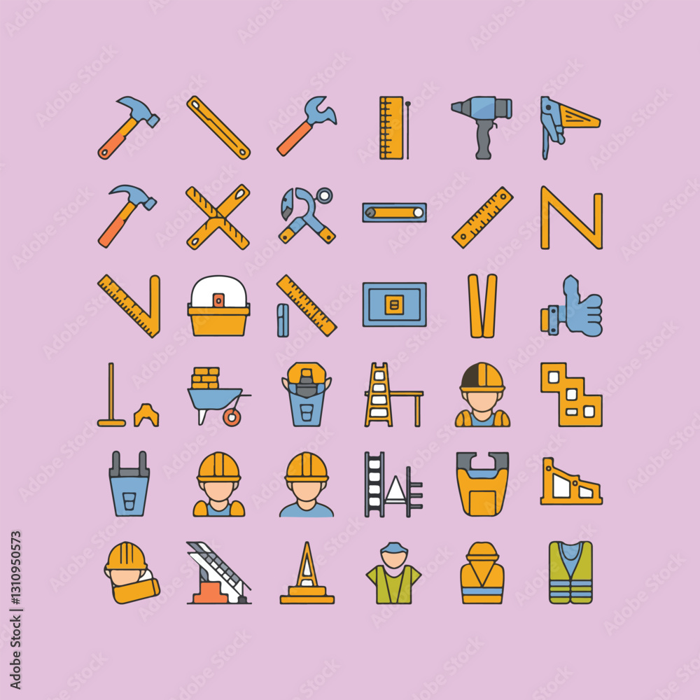 Obraz premium flat icons for web and mobile applications set