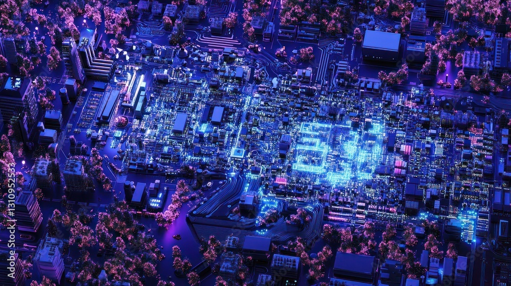 Obraz premium Circuit City