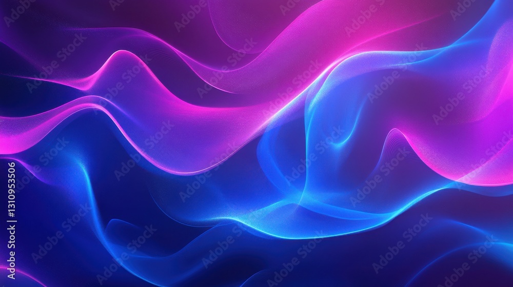 Obraz premium Abstract Purple Blue Wave Background Texture