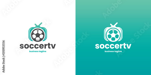 football television logo vector