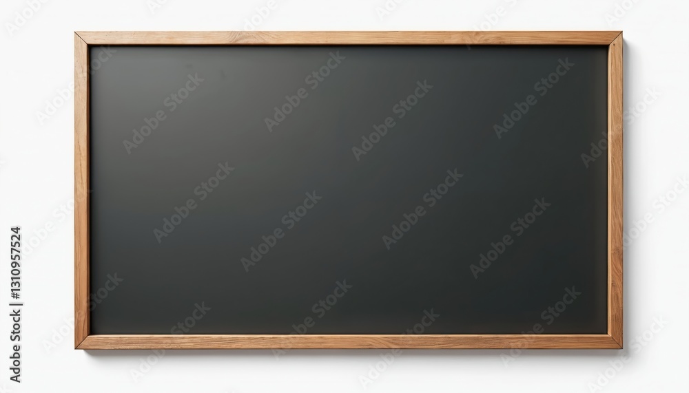 Blank grooved black board in brown wooden frame isolated on white background. Dark clear surface for flier invite mockup design. Clean empty rubbed billboard. Perfect for lunch, pizza, eatery, food Blank grooved black board in brown wooden frame isolated on white background. Dark clear surface for flier invite mockup design. Clean empty rubbed billboard. Perfect for lunch, pizza, eatery, food