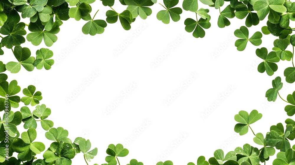 St Patrick day background, clover set
St Patrick day background, clover set