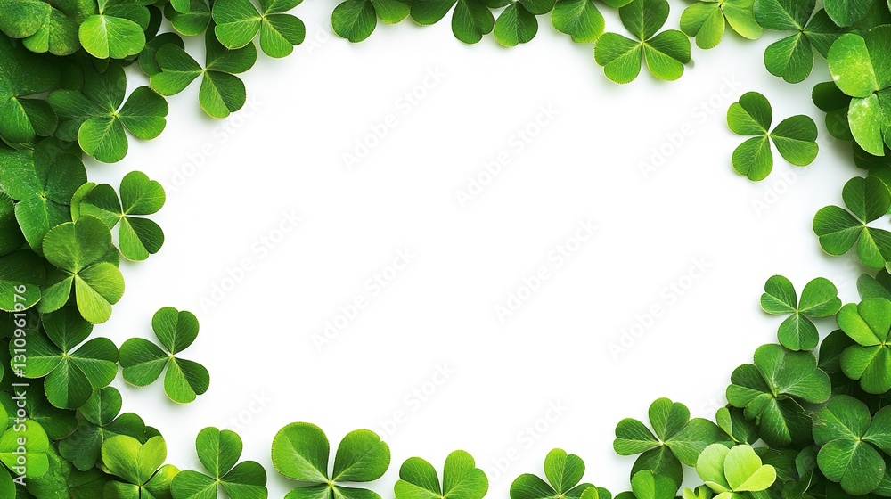 St Patrick day background, clover set
St Patrick day background, clover set