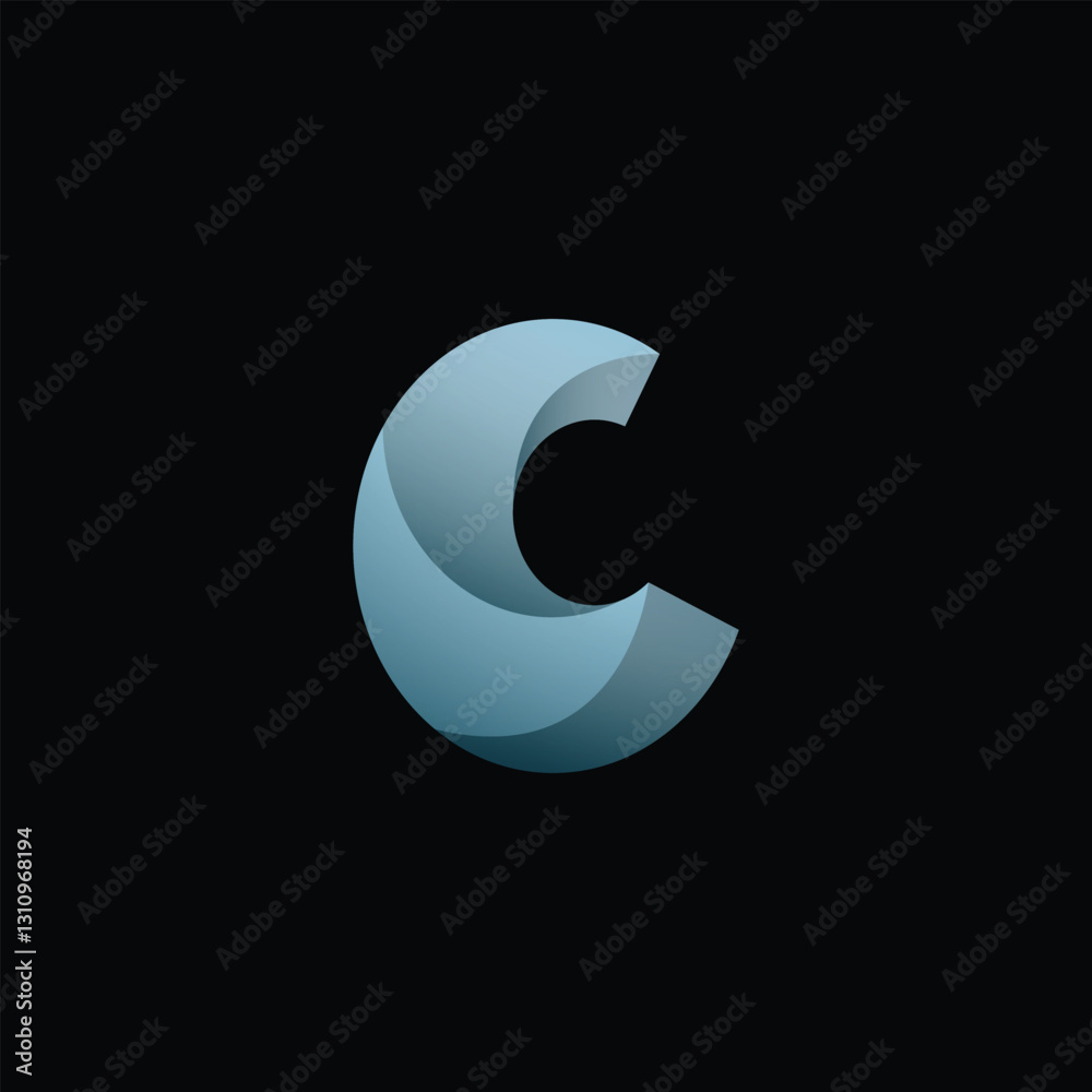 Minimalist Letter C Logo Icon Vector Minimalist Letter C Logo Icon Vector