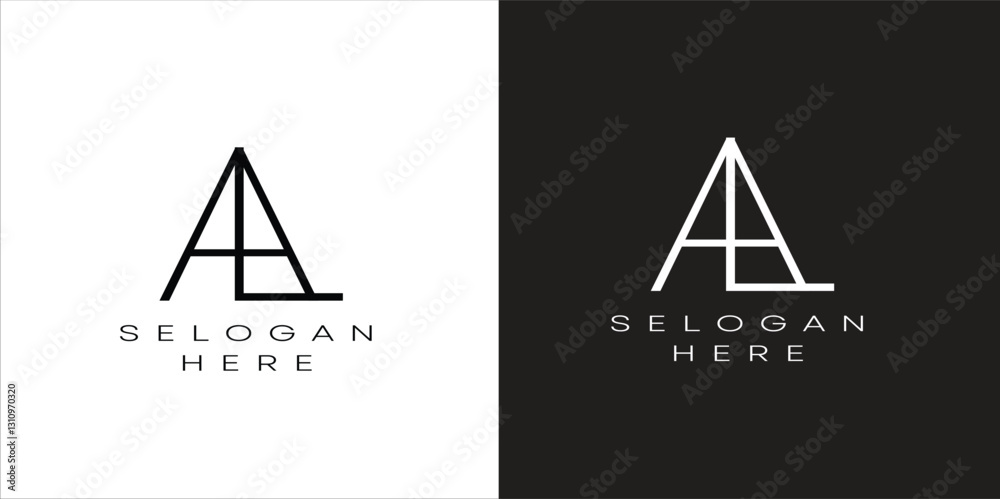 Letter AL Logo Design, The CIRCUL Letter Logo Design with Creative Intersected and Cutted Serif Font. initials estate , creative logo initial monogram letter design template. Letter AL Logo Design, The CIRCUL Letter Logo Design with Creative Intersected and Cutted Serif Font. initials estate , creative logo initial monogram letter design template.