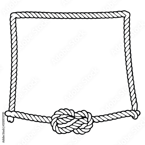 Rope Art and Nautical Knot Clipart for Graphic Design