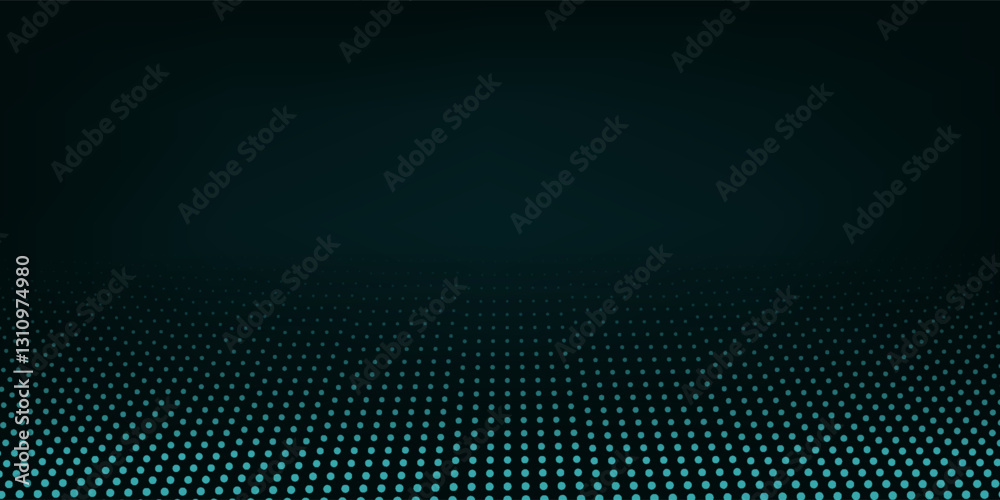 glowing abstract digital wave particles. Futuristic illustration. on dark background glowing abstract digital wave particles. Futuristic illustration. on dark background