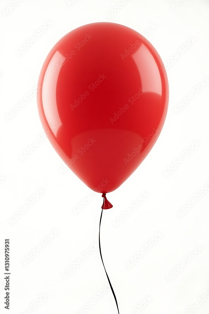 Red Helium Balloon Isolated – Perfect for Fun and Joyful Celebrations Red Helium Balloon Isolated – Perfect for Fun and Joyful Celebrations